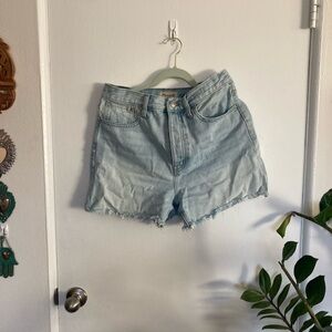 Madewell Light Blue Jean Shorts